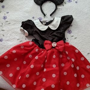 Mini mouse costume toddler 3t